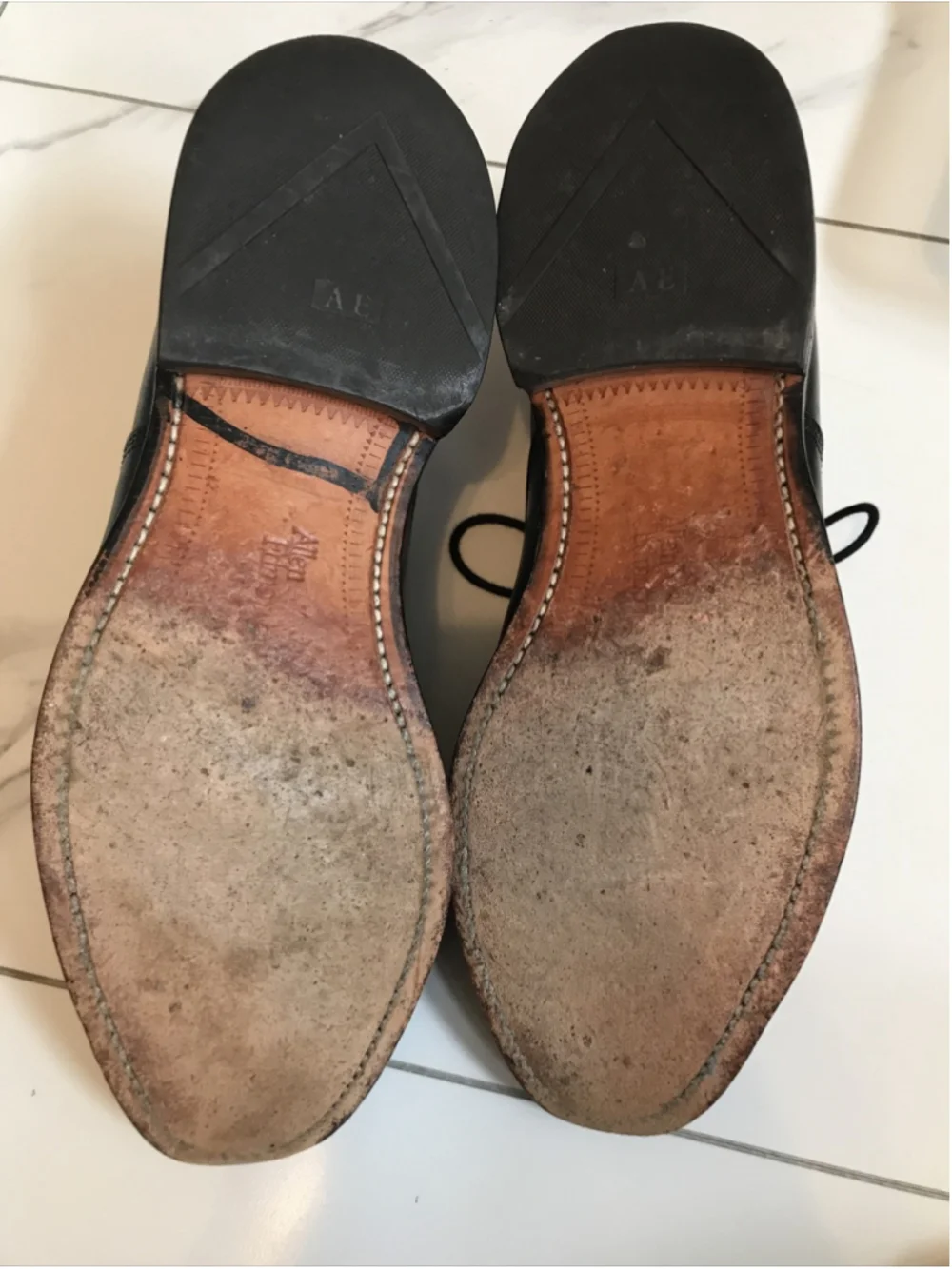 Allen Edmonds Park Avenue Cap-toe Oxford Men's Dress Shoe Size US 6.5 D Preowned